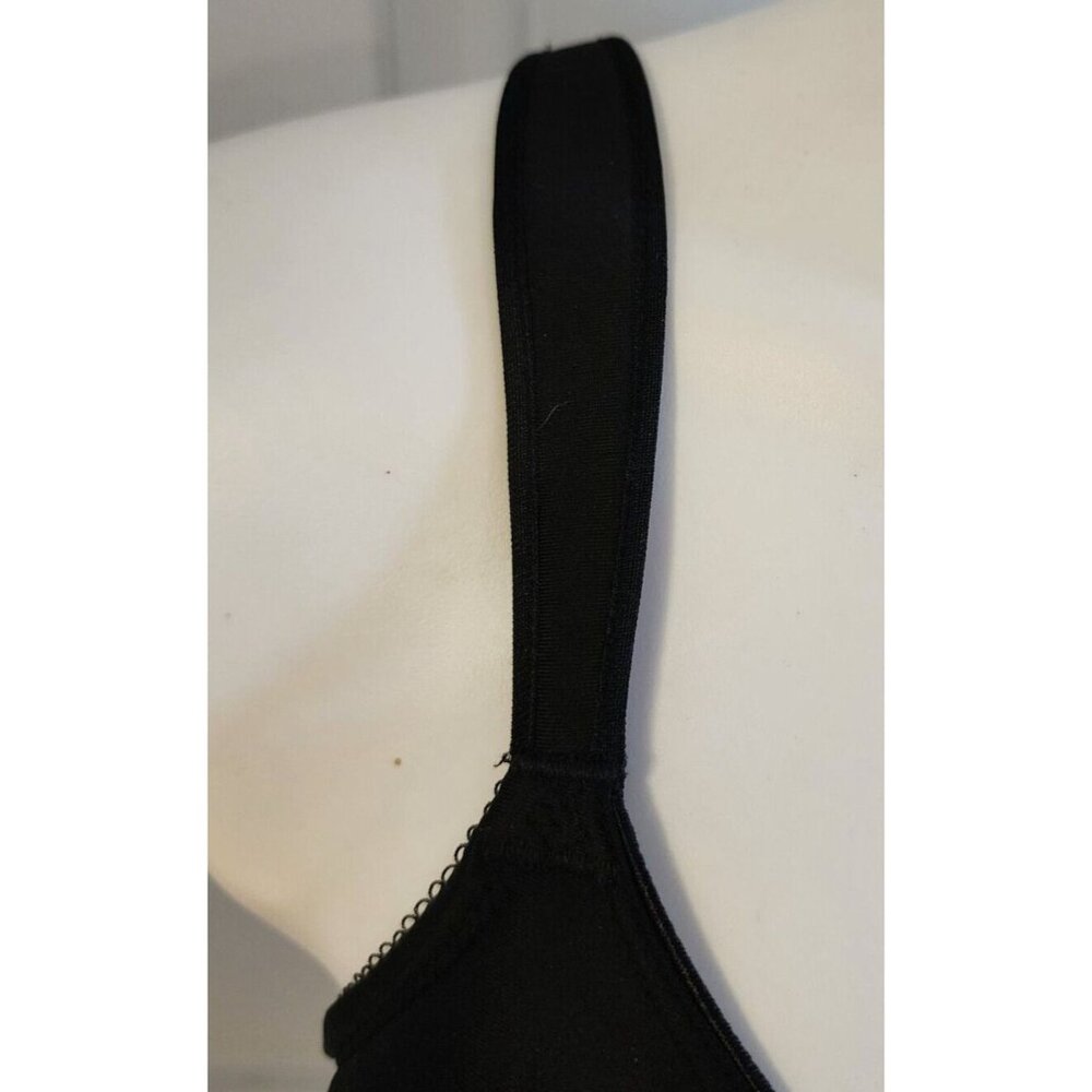 WACOAL Bodysuede Full-Figure Bra Underwire Comfort Straps 85185 Black Size 36D - Picture 4 of 13